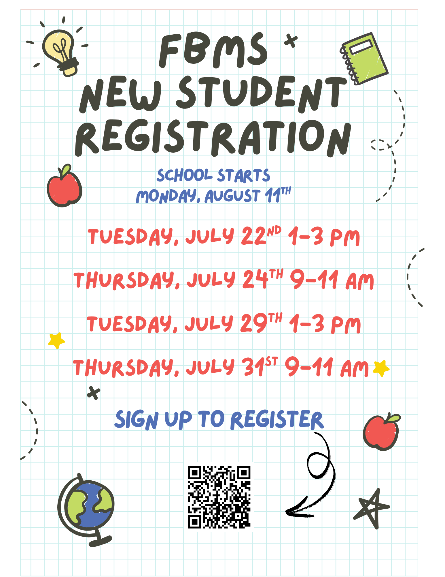  New students...